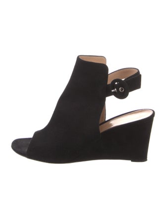 Gianvito Rossi Suede Slingback Sandals