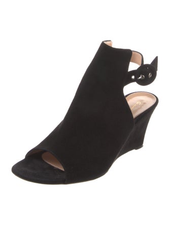 Gianvito Rossi Suede Slingback Sandals