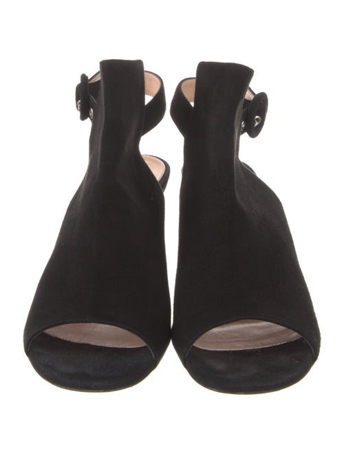 Gianvito Rossi Suede Slingback Sandals