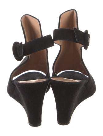 Gianvito Rossi Suede Slingback Sandals