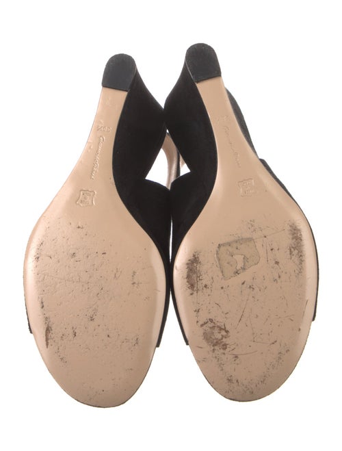 Gianvito Rossi Suede Slingback Sandals