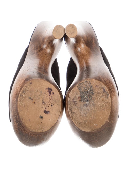 Gianvito Rossi Suede Slides