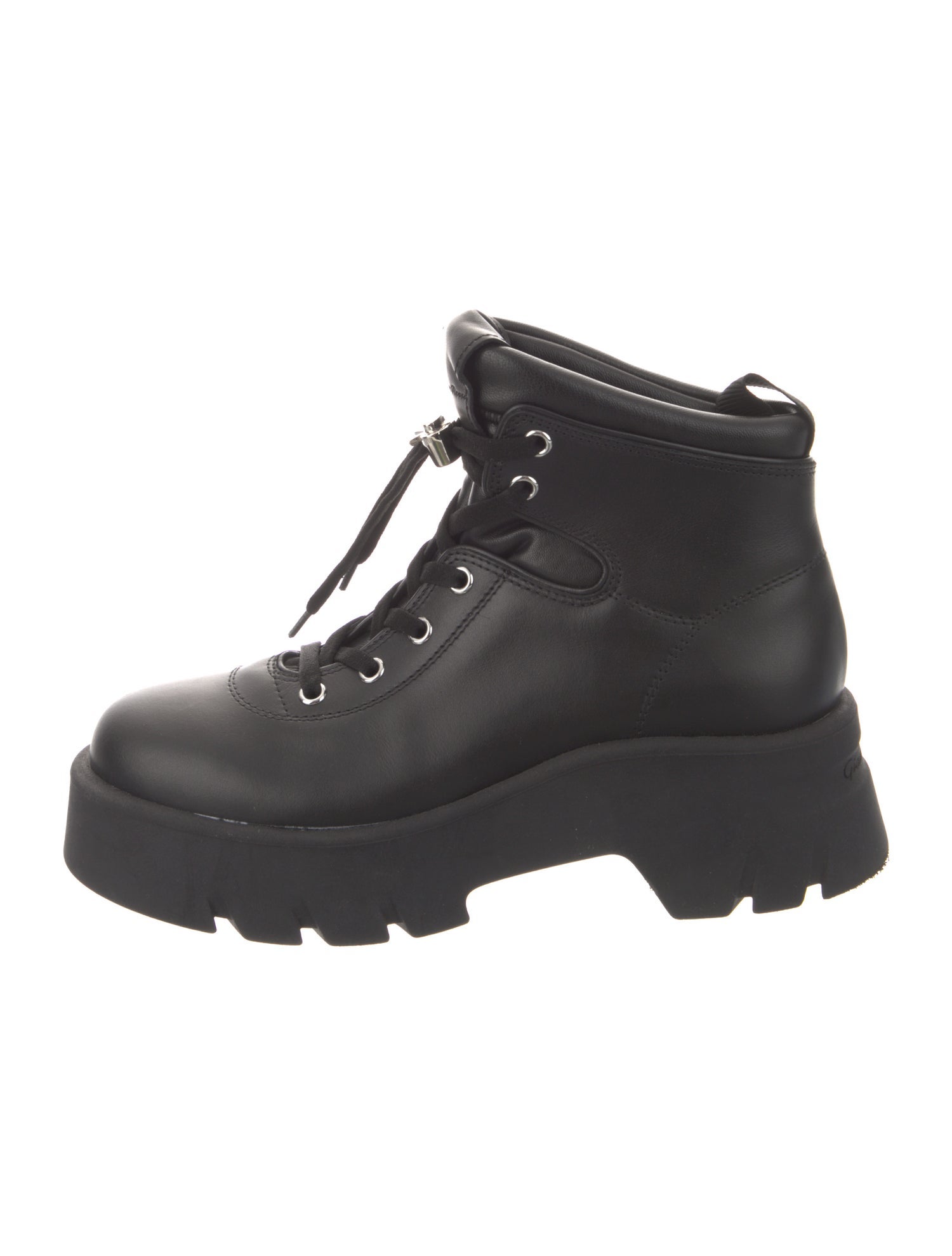 Gianvito Rossi Leather Combat Boots