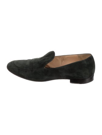 Gianvito Rossi Suede Loafers