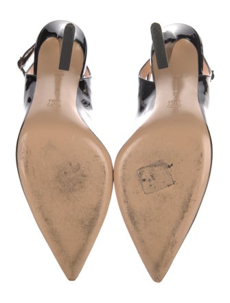Gianvito Rossi Patent Leather Slingback Pumps