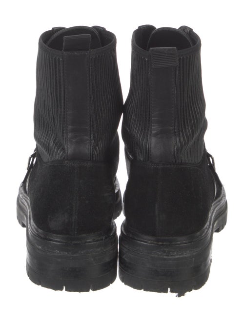 Gianvito Rossi Suede Combat Boots