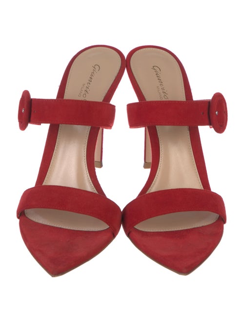 Gianvito Rossi Suede Slides