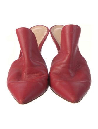 Gianvito Rossi Leather Mules