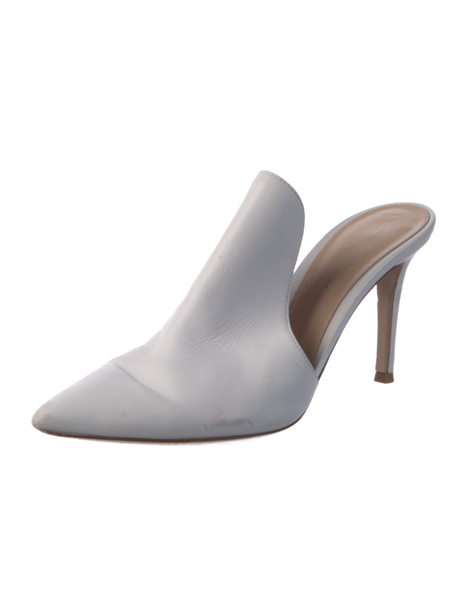 Gianvito Rossi Leather Mules