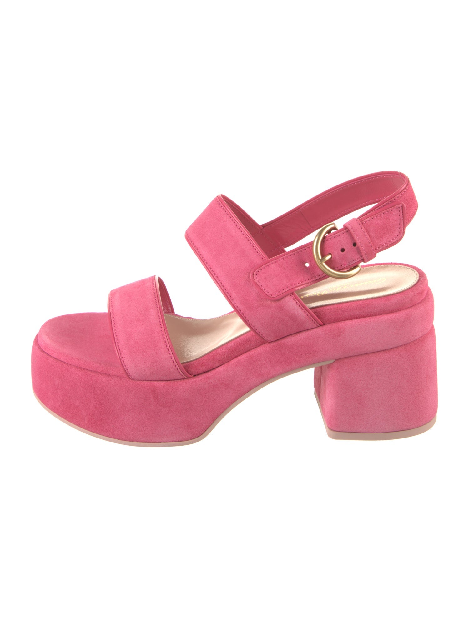 Gianvito Rossi Suede Slingback Sandals