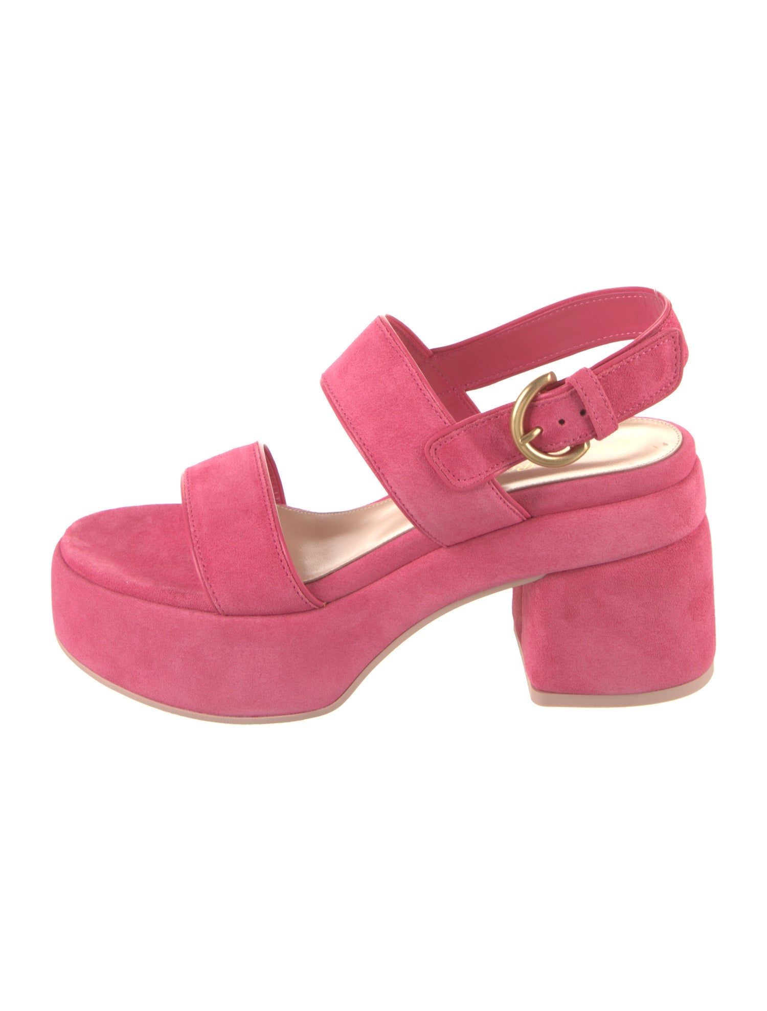 Gianvito Rossi Suede Slingback Sandals