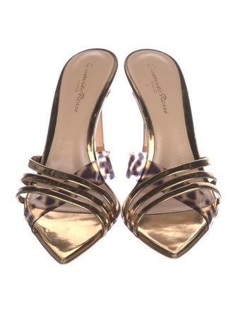 Gianvito Rossi Patent Leather Slides