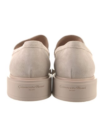 Gianvito Rossi Suede Loafers