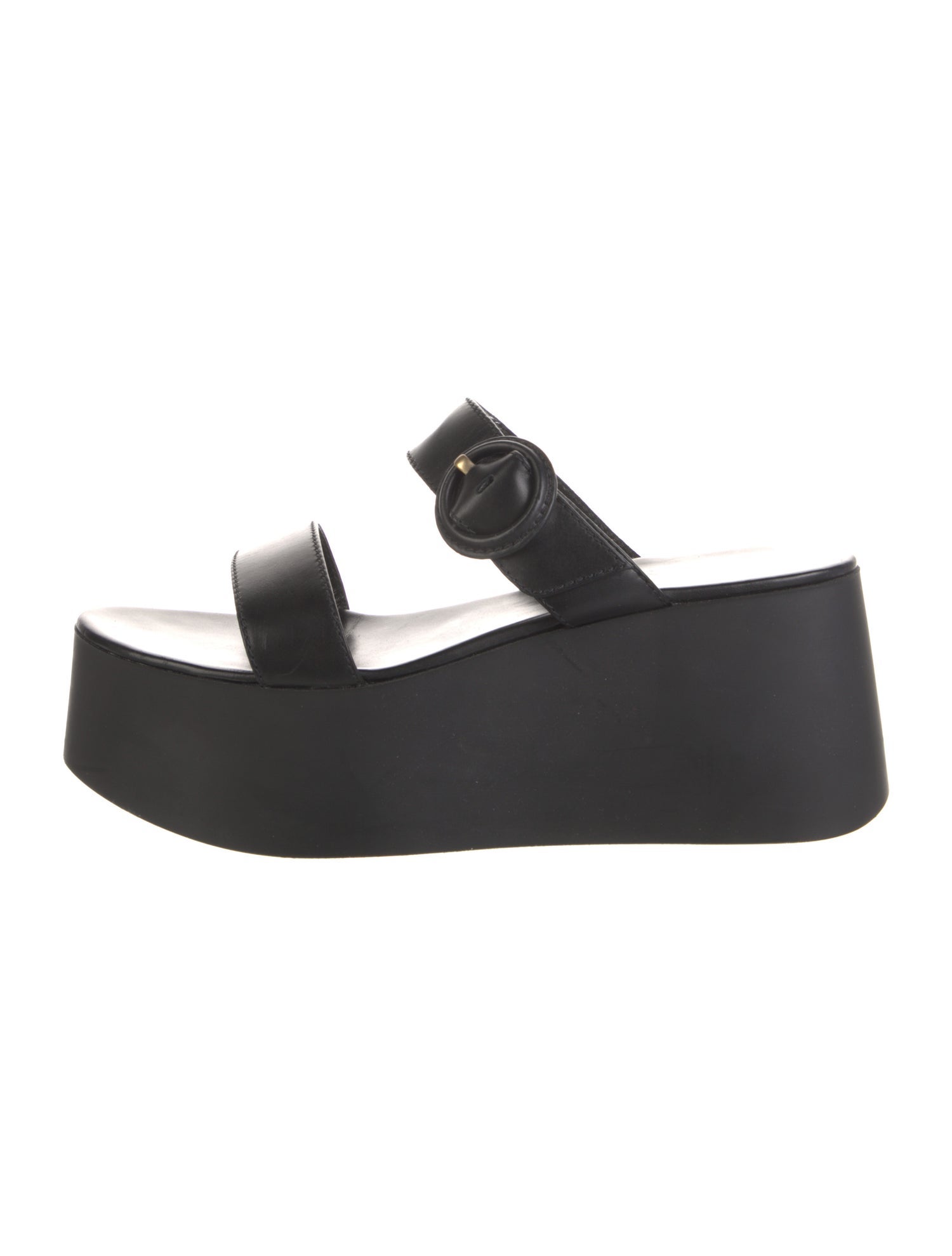Gianvito Rossi Leather Slides