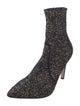 Gianvito Rossi Tweed Pattern Sock Boots