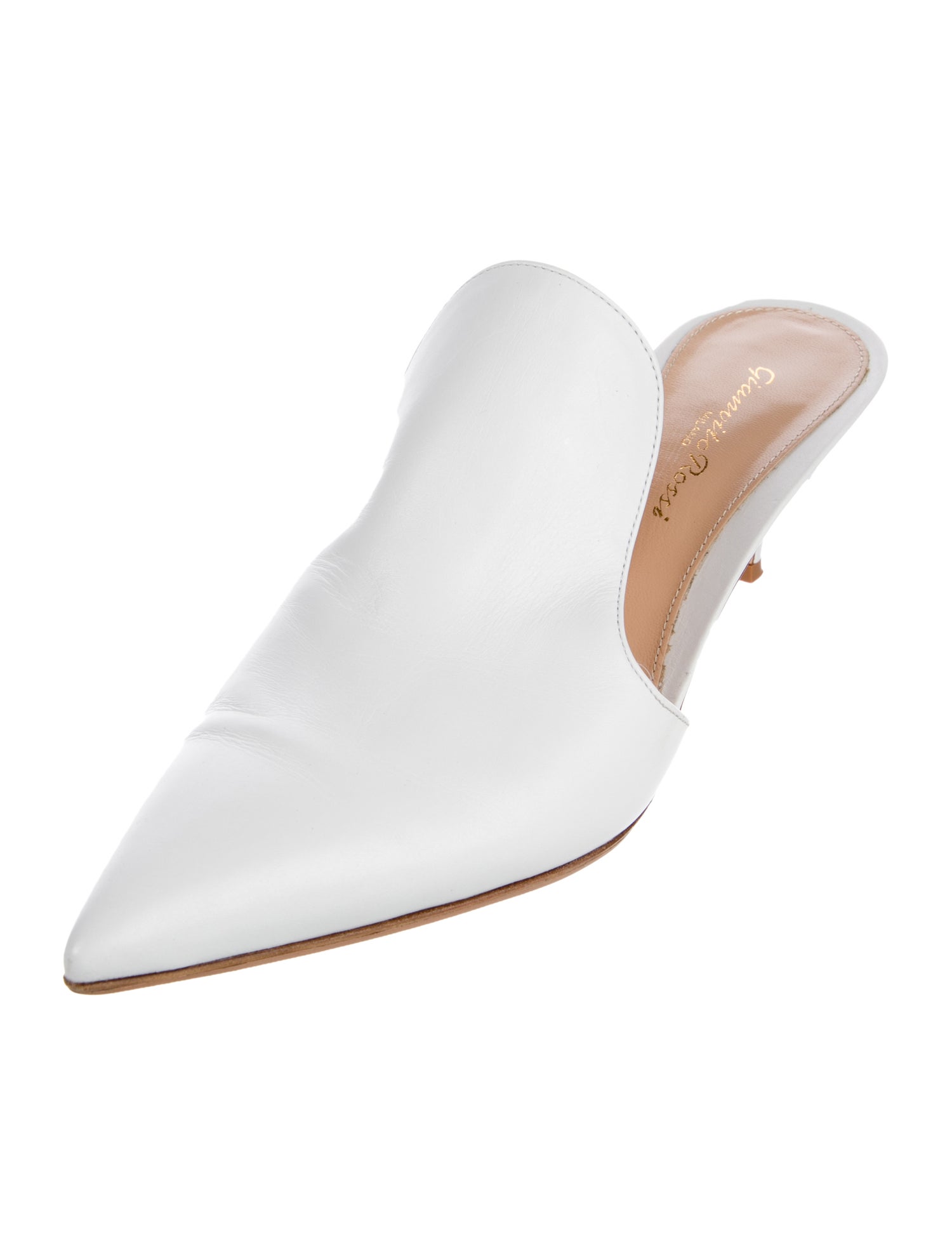 Gianvito Rossi Leather Mules