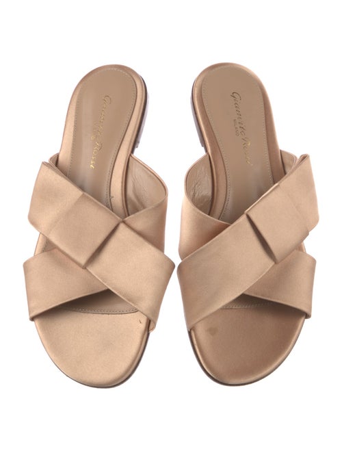 Gianvito Rossi Satin Slides