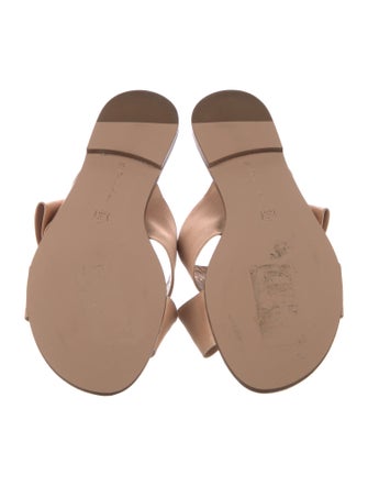 Gianvito Rossi Satin Slides