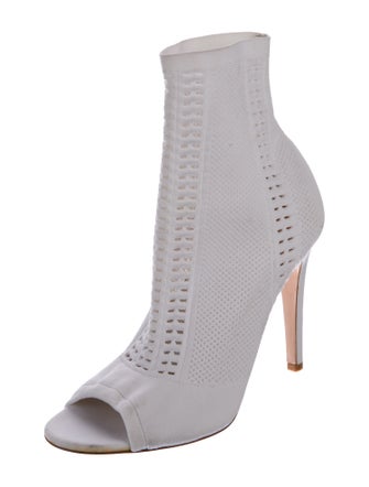 Gianvito Rossi Lasercut Accents Sock Boots