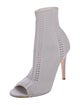 Gianvito Rossi Lasercut Accents Sock Boots