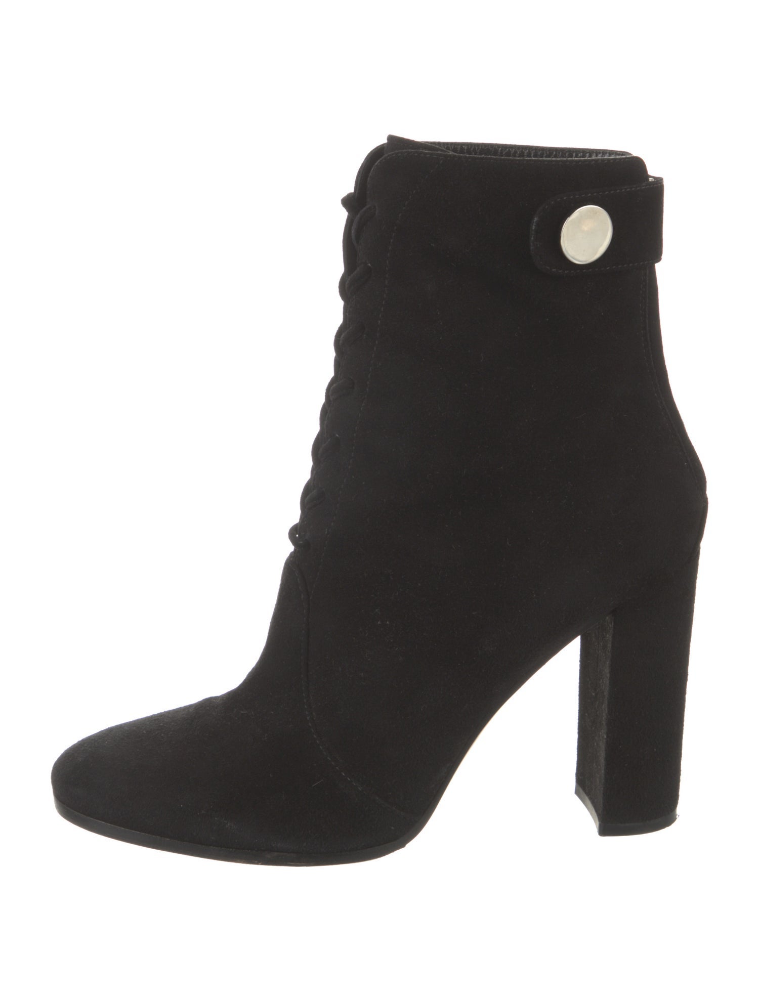 Gianvito Rossi Suede Lace-Up Boots