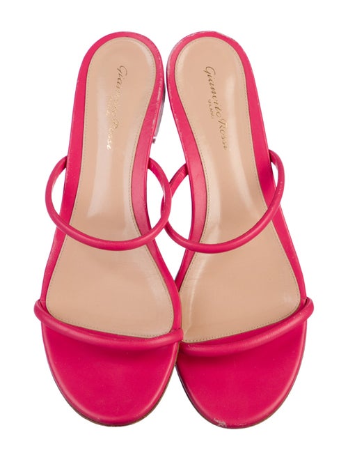 Gianvito Rossi Leather Slides