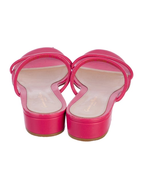 Gianvito Rossi Leather Slides
