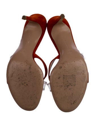 Gianvito Rossi Suede Slides