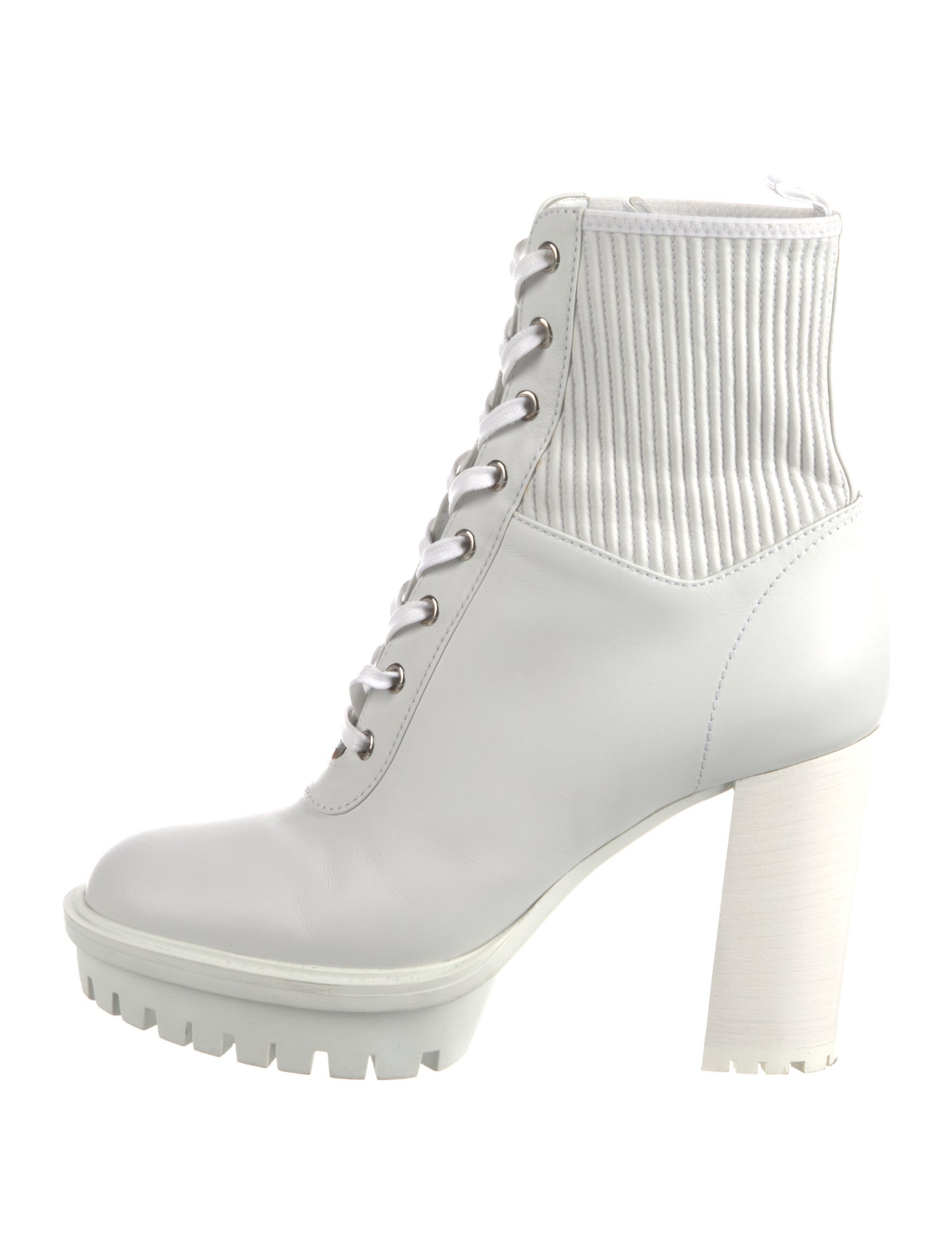 Gianvito Rossi Leather Combat Boots