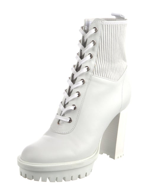 Gianvito Rossi Leather Combat Boots