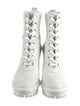Gianvito Rossi Leather Combat Boots