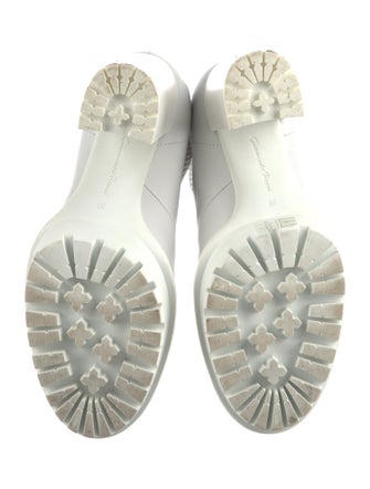 Gianvito Rossi Leather Combat Boots