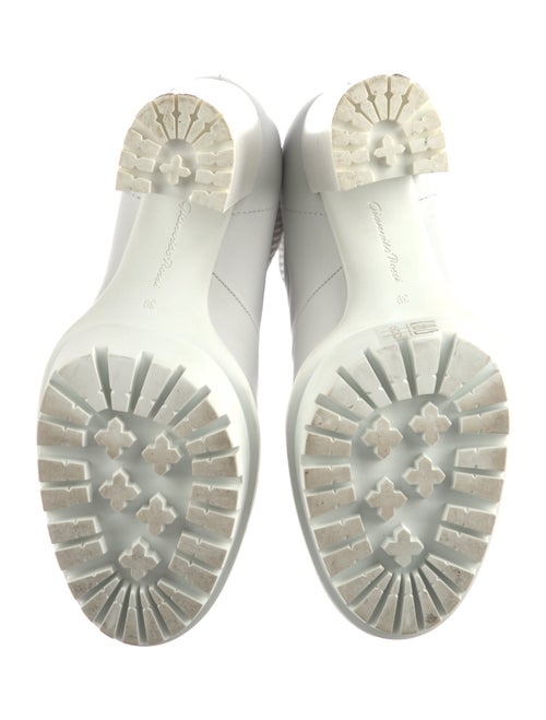 Gianvito Rossi Leather Combat Boots