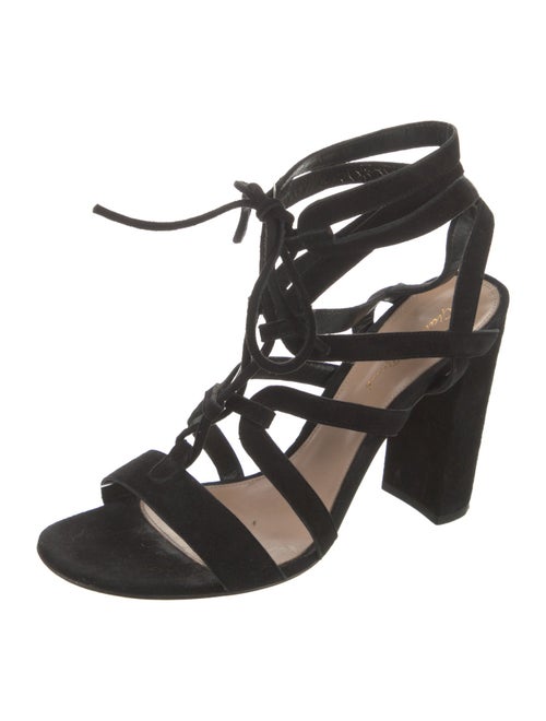 Gianvito Rossi Suede Gladiator Sandals
