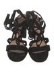 Gianvito Rossi Suede Gladiator Sandals