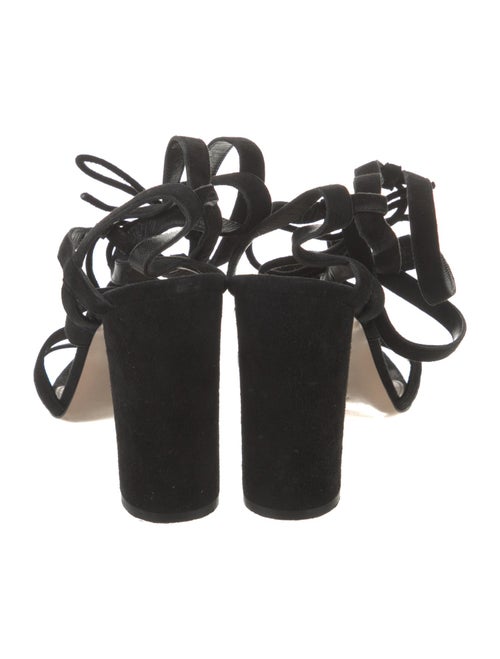 Gianvito Rossi Suede Gladiator Sandals