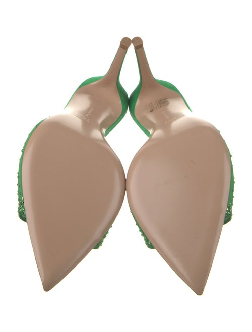 Gianvito Rossi Mesh Crystal Embellishments Slides