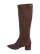 Gianvito Rossi Suede Riding Boots