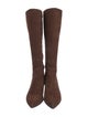 Gianvito Rossi Suede Riding Boots