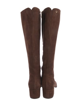 Gianvito Rossi Suede Riding Boots