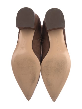 Gianvito Rossi Suede Riding Boots