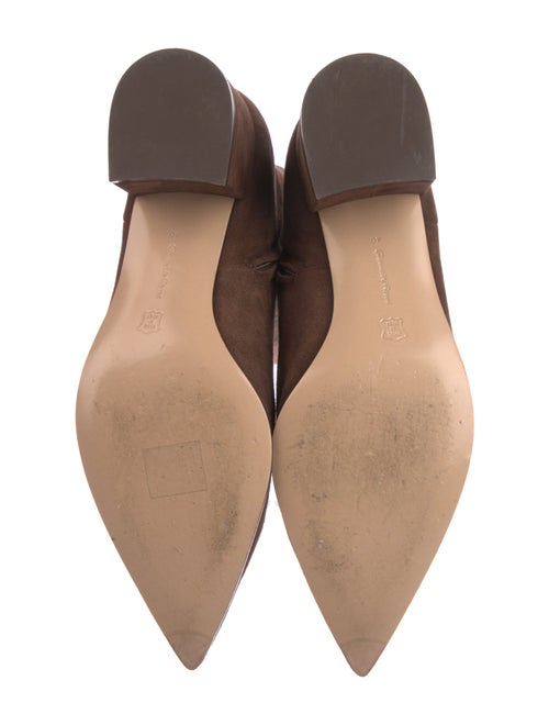 Gianvito Rossi Suede Riding Boots
