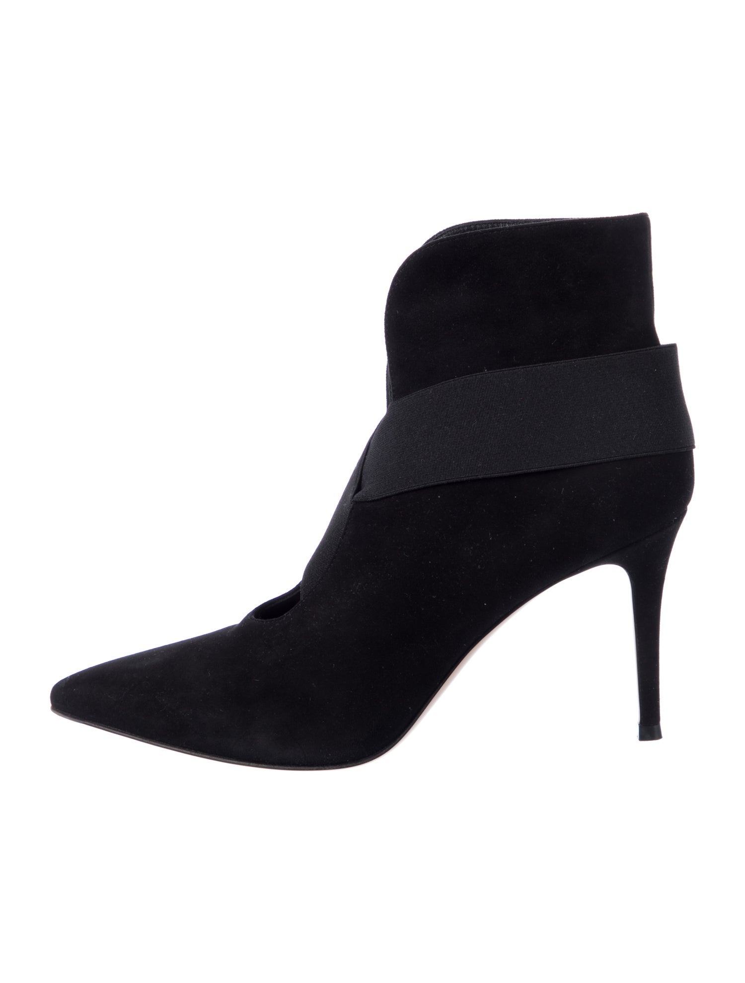 Gianvito Rossi Suede D'Orsay Pumps