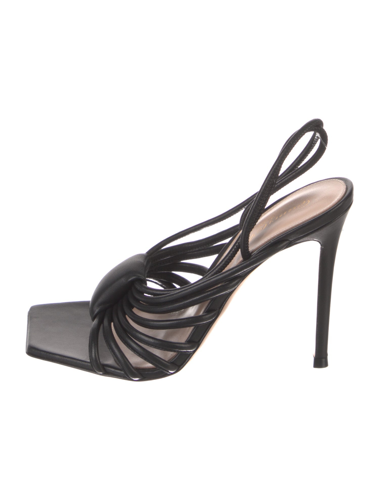 Gianvito Rossi Leather Slingback Sandals