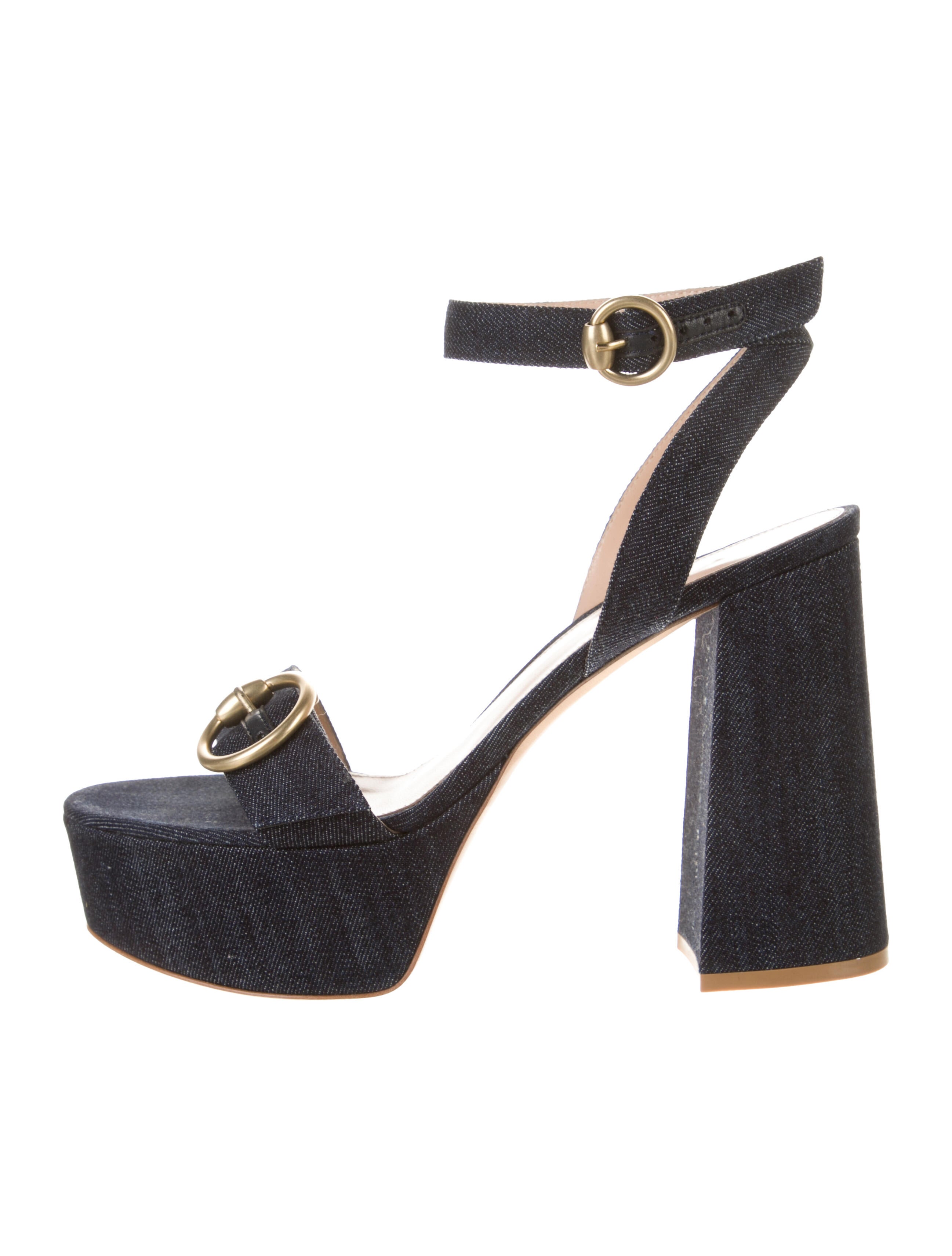 Gianvito Rossi Denim Espadrilles