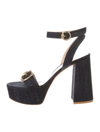 Gianvito Rossi Denim Espadrilles