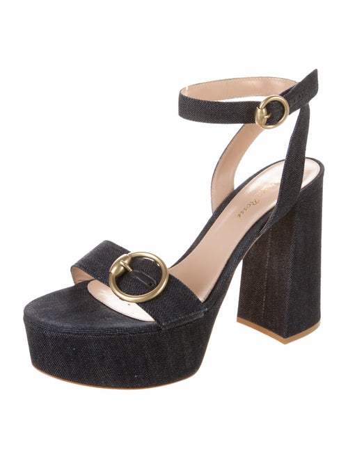 Gianvito Rossi Denim Espadrilles