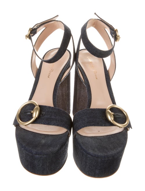 Gianvito Rossi Denim Espadrilles