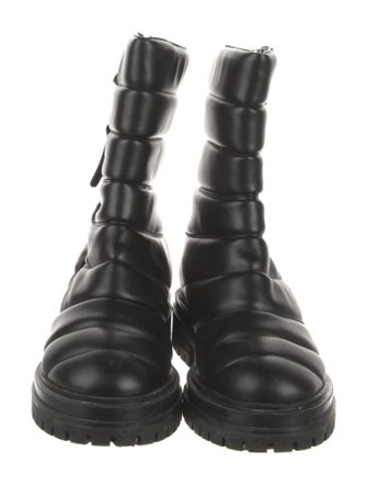 Gianvito Rossi Leather Combat Boots