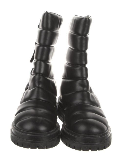 Gianvito Rossi Leather Combat Boots